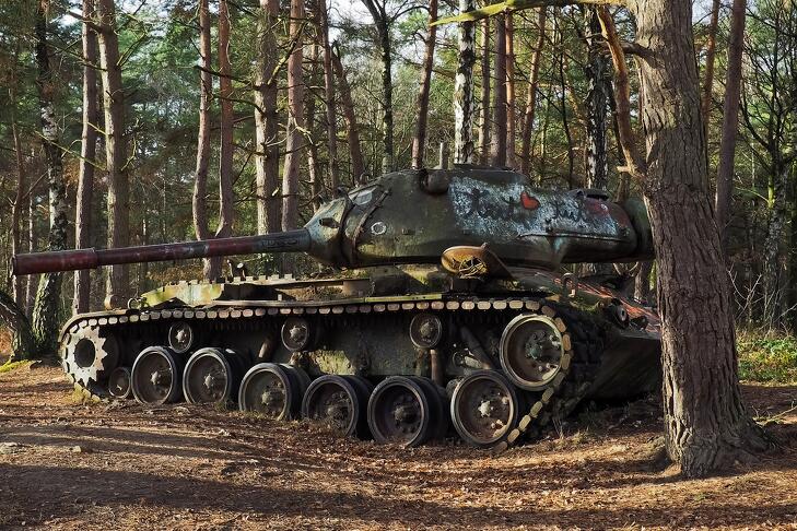 A régi típusú tankok hamar harcképtelenné válnak (Fotó: Pixabay)