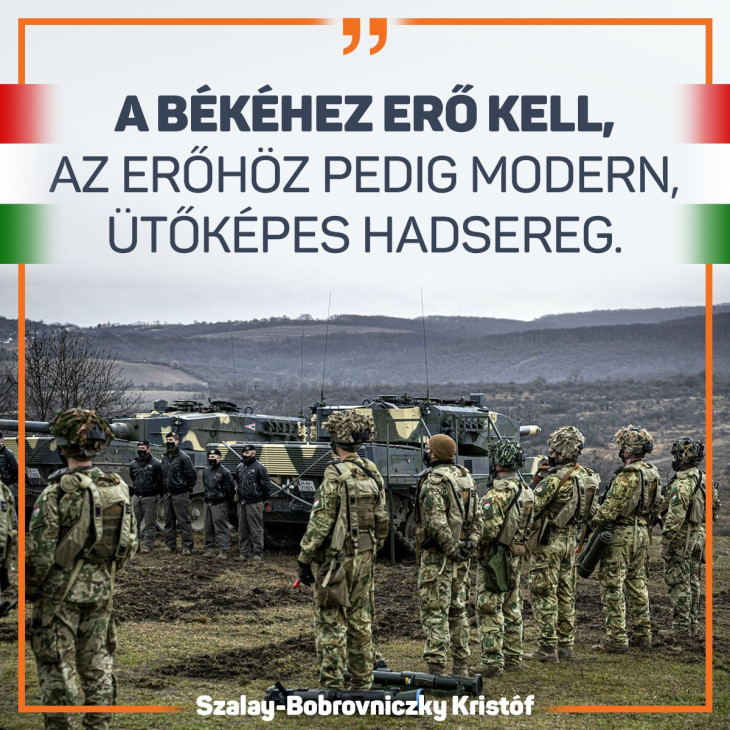 A szankciók megszüntetése, vagy az erő vezet a békéhez? (Fotó: Fidesz/Facebook)