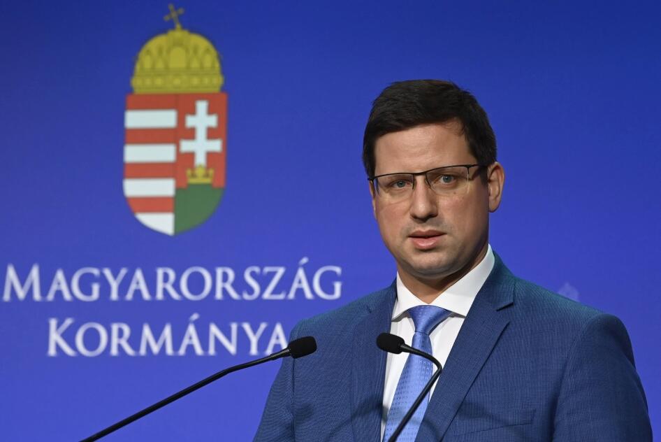 Gulyás Gergely Miniszterelnökséget vezető miniszter
