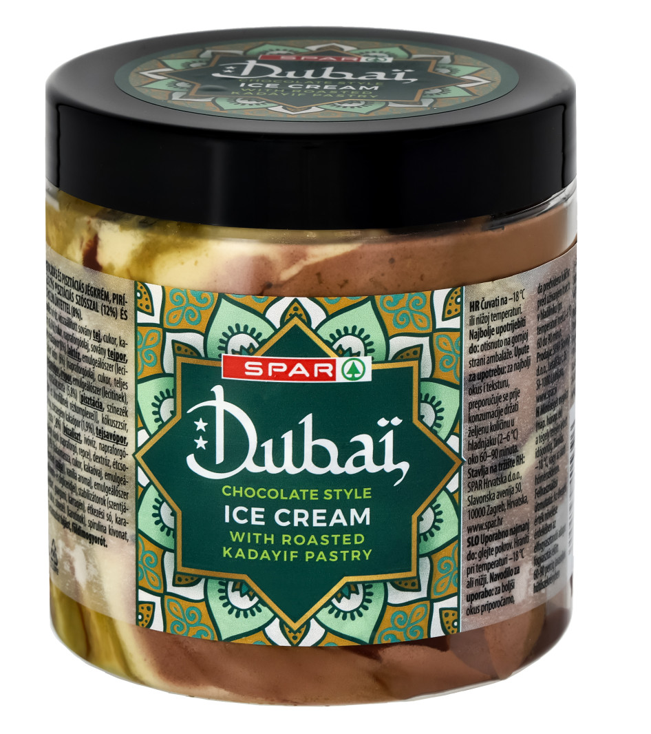 Kiváló ötlet a jégkrémesített dubai csoki