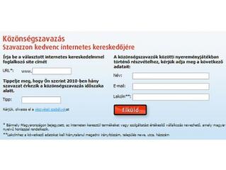 Lehet, hogy az Ön cége lesz az év e-kereskedője?