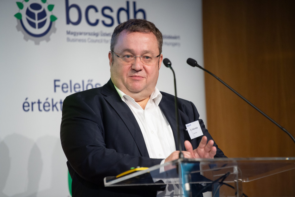 Vonzóbbak a reziliensebb vállalatok  - mondja ifj. Chikán Attila, a BCSDH elnöke. Fotó: BCSDH