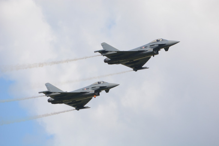 Brit Eurofighter harci repülőgépek őrzik majd a NATO keleti határait