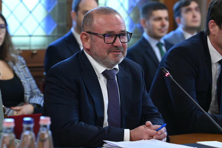 Lantos Csaba energiaügyi miniszterjelölt meghallgatása a gazdasági bizottság ülésén (Fotó: MTI/Máthé Zoltán)