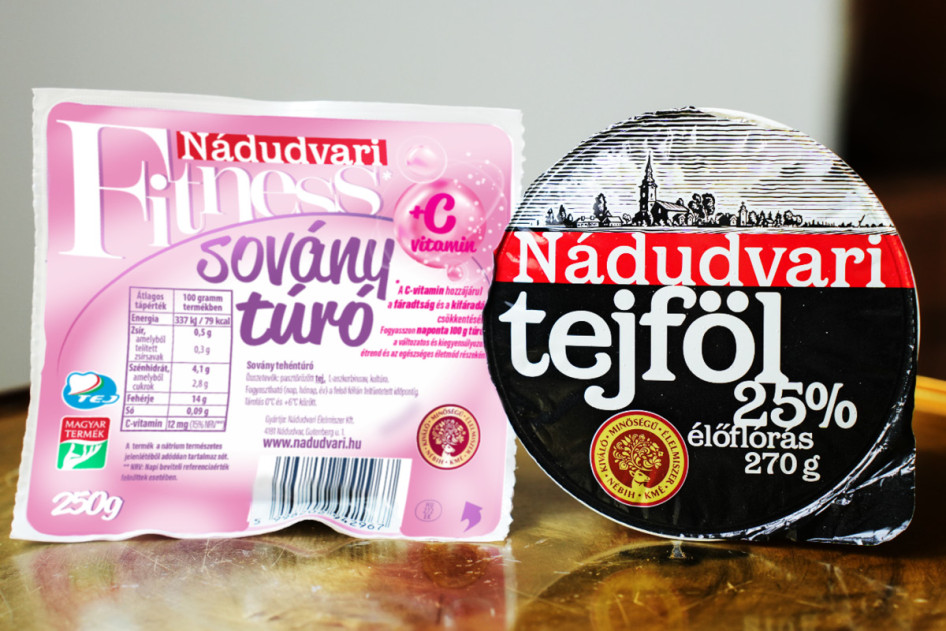 A Kiváló Minőségű Élelmiszer védjegy a közös a Nádudvari túróban és a Nádudvari tejfölben