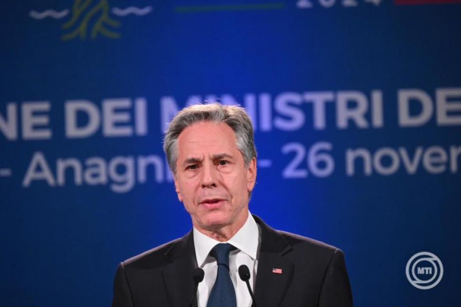 Antony Blinken amerikai külügyminiszter a világ iparilag legfejlettebb hét államát tömörítő csoport, a G7 külügyminiszteri találkozójának végén tartott sajtóértekezleten az olaszországi Fiuggiban