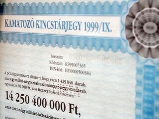 Egyre drágábban veszik csak meg a magyar diszkont kincstárjegyeket