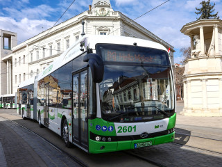 Kínai elektromos csuklós buszok érkeztek