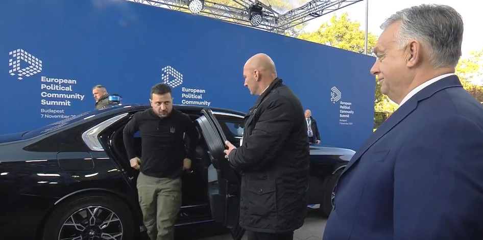 Megérkezett az ukrán elnök