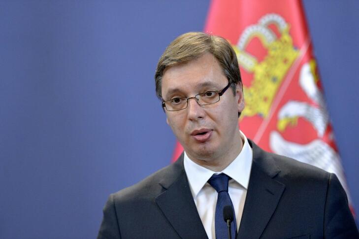 Aleksandar Vucic szerb miniszterelnök (Fotó: MTI/Koszticsák Szilárd)
