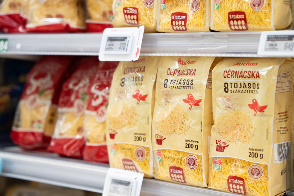 KMÉ-védjegy igazolja az Auchan tésztájának kiváló minőségét