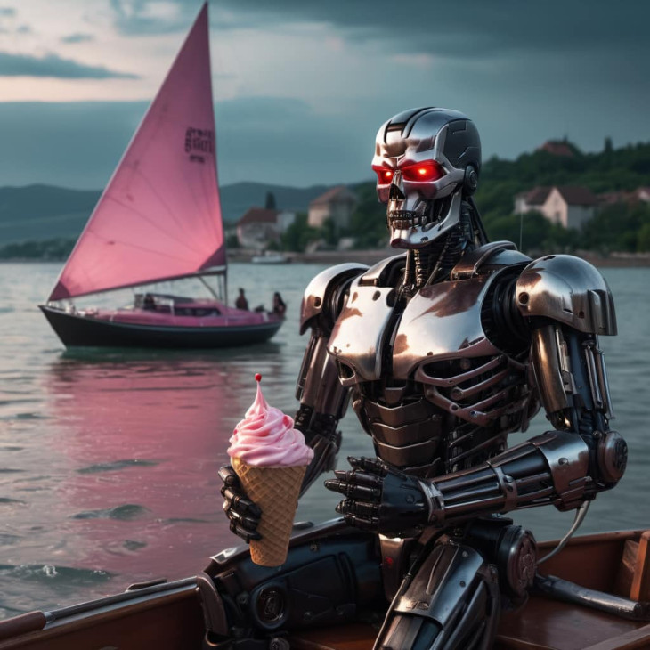 Harmonikus színvilág némi bizarr megoldással