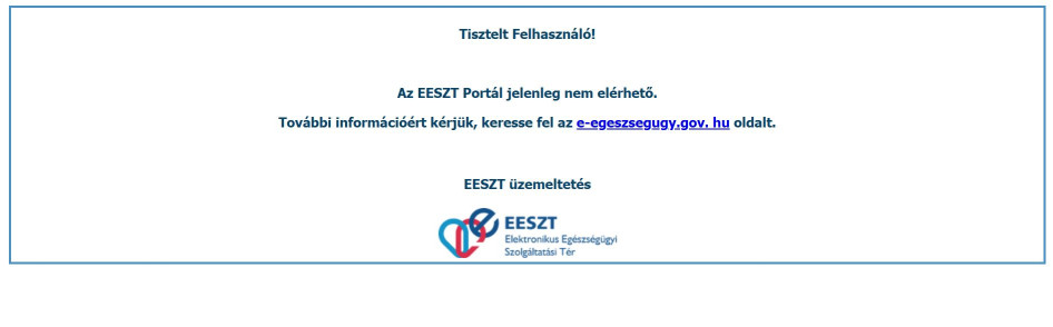 Az Eeszt oldala jelenleg