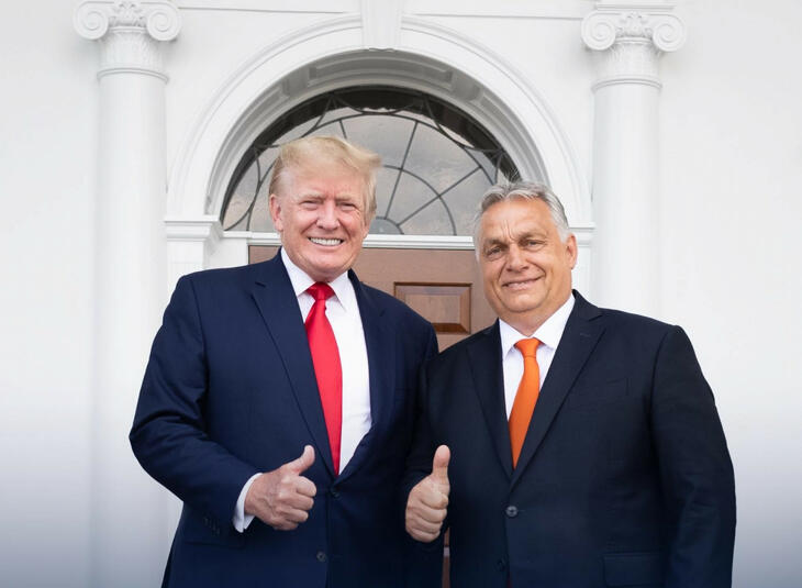 Reméljük nem  Orbán Viktor segít majd fizetni Trumpnak a magyar adófizetők pénzéből (Fotó: Facebook/Orbán)