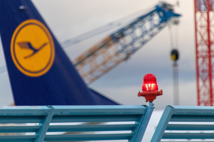 A Lufthansa járatok 80-90 százaléka kapott piros lámpát (Fotó: Pixabay)
