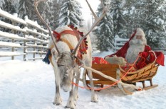 mikulás, napelem, sarkvidék, szén-dioxid lábnyom mikulás, napelem, sarkvidék, szén-dioxid lábnyom