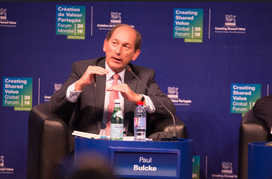 Paul Bulcke, a Nestlé elnöke. (Fotó: Flickr/Nestlé)